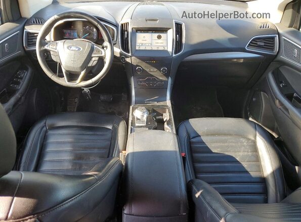 2FMPK4J97KBB39746 2019 FORD EDGE Silver Widok deski rozdzielczej