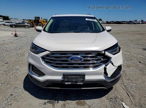 2FMPK4J97KBB73797 2019 FORD EDGE Белый Вид спереди