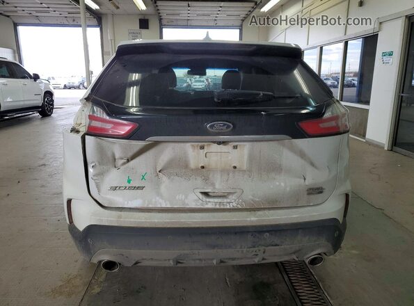 2FMPK4J97KBB90437 2019 FORD EDGE Белый Вид сзади