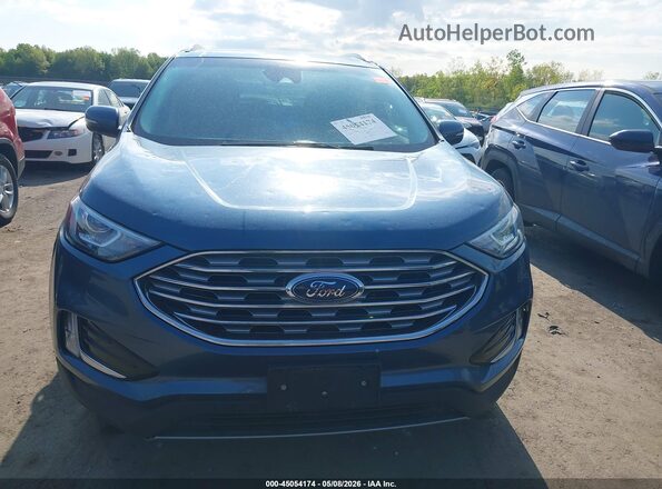 2FMPK4J97KBC45257 2019 FORD EDGE Синий Вид щитка приборов