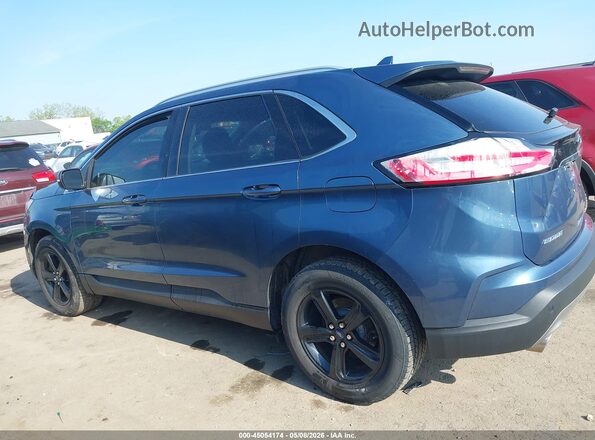 2FMPK4J97KBC45257 2019 FORD EDGE Синий Панорамный вид салона 360°