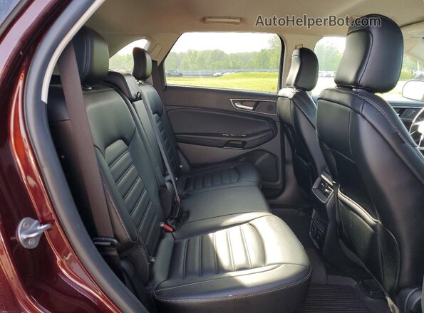 2FMPK4J97LBA07054 2020 FORD EDGE Красный Вид задней части салона