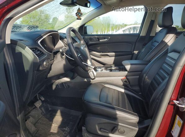 2FMPK4J97LBA07054 2020 FORD EDGE Красный Вид салона спереди