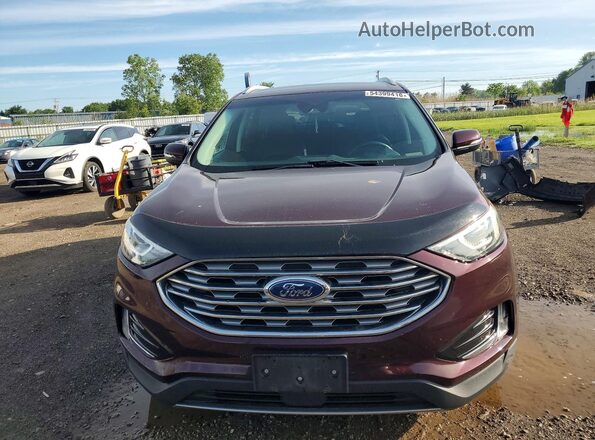 2FMPK4J97LBA07054 2020 FORD EDGE Красный Вид спереди