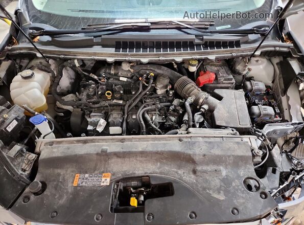 2FMPK4J97LBA10178 2020 FORD EDGE Silver Вид підкапотного простору