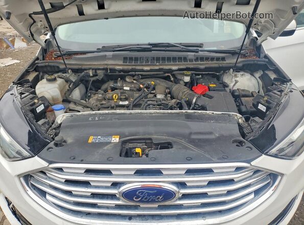 2FMPK4J97LBA20080 2020 FORD EDGE White Engine compartment view