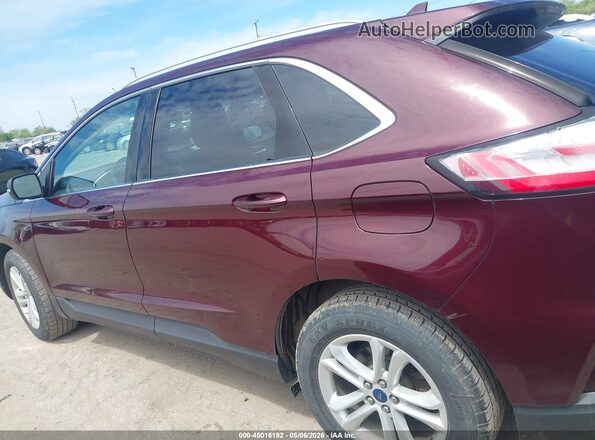 2FMPK4J97LBA46405 2020 FORD EDGE Темно-бордовый Панорамный вид салона 360°