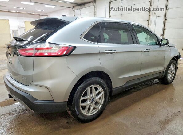 2FMPK4J97NBA28392 2022 FORD EDGE Серебряный Задняя правая четверть