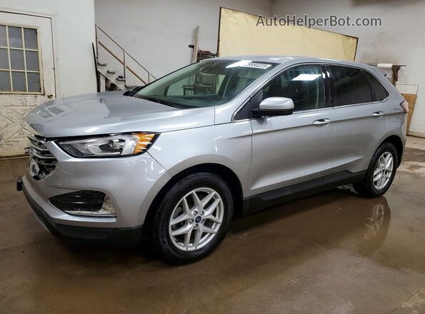 2FMPK4J97NBA28392 2022 FORD EDGE Серебряный Передняя левая четверть