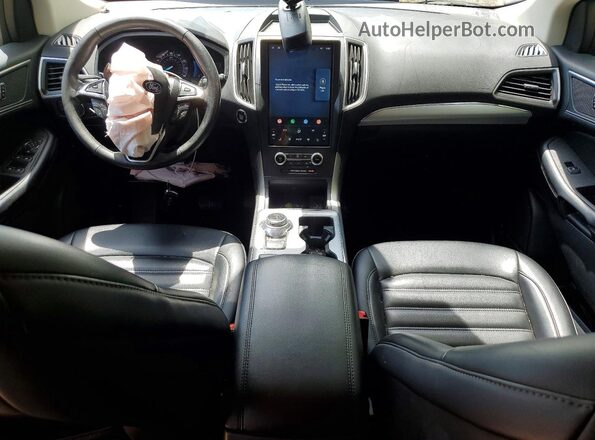 2FMPK4J97NBA44625 2022 FORD EDGE Серебряный Вид панели приборов