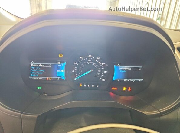 2FMPK4J97RBA45151 2024 FORD EDGE Red Vista del cuadro de instrumentos