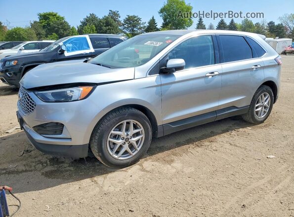 2FMPK4J97RBA71295 2024 FORD EDGE Silver წინა მარცხენა ხედი სამი მეოთხედიდან