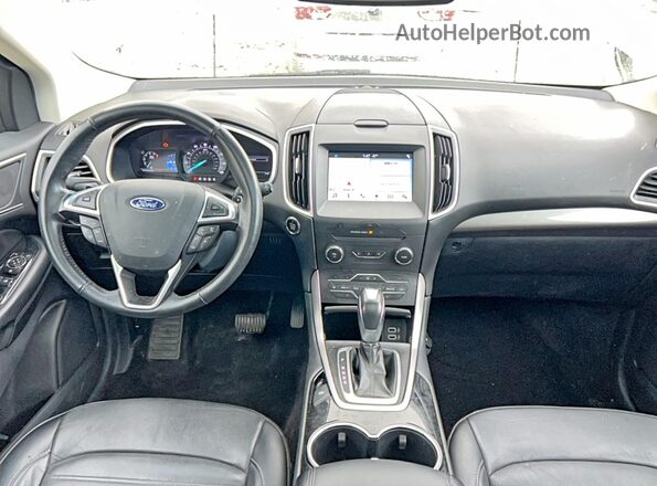 2FMPK4J98GBC26269 2016 FORD EDGE Gray Widok zestawu wskaźników
