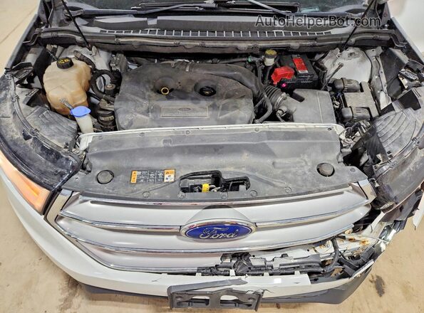 2FMPK4J98HBB82050 2017 FORD EDGE White Vista del compartimento del motor