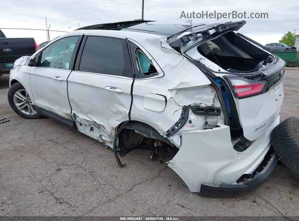 2FMPK4J98KBC00652 2019 FORD EDGE White Rear left