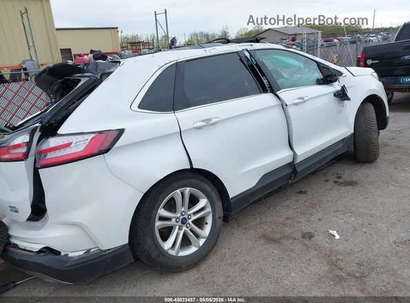 2FMPK4J98KBC00652 2019 FORD EDGE White Rear right