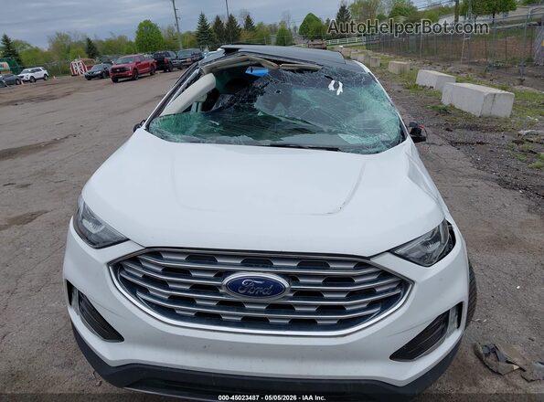 2FMPK4J98KBC00652 2019 FORD EDGE White Front view