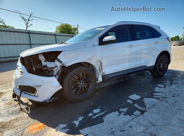 2FMPK4J98KBC03065 2019 FORD EDGE Белый Передняя левая четверть