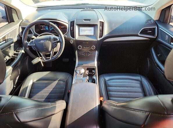 2FMPK4J98KBC03065 2019 FORD EDGE Белый Вид панели приборов