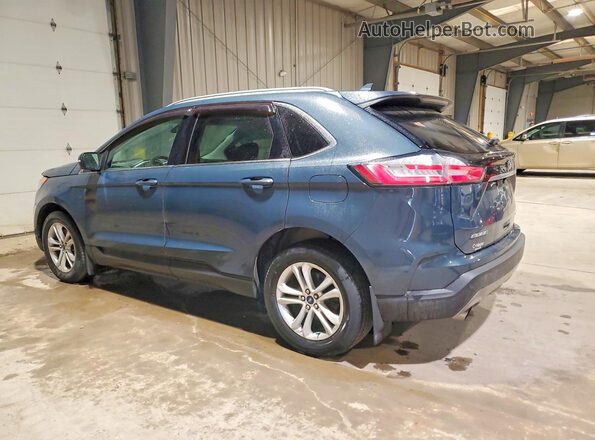 2FMPK4J98KBC59281 2019 FORD EDGE Синий Задняя левая четверть