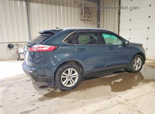 2FMPK4J98KBC59281 2019 FORD EDGE Синий Задняя правая четверть