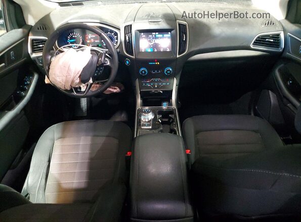 2FMPK4J98KBC59281 2019 FORD EDGE Синий Вид панели приборов