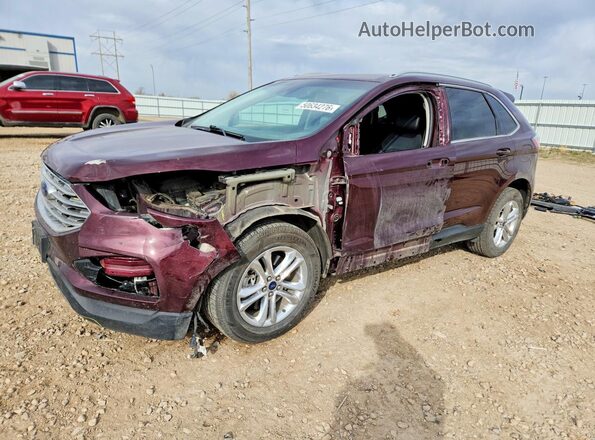 2FMPK4J98LBA69840 2020 FORD EDGE Purple Передня ліва чверть