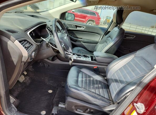 2FMPK4J98LBA69840 2020 FORD EDGE Purple Вид салону спереду