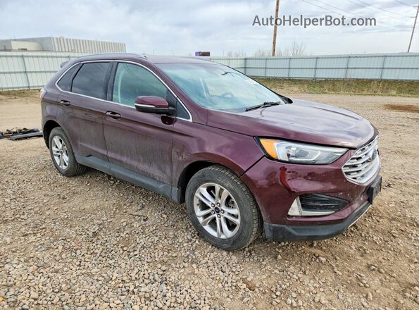 2FMPK4J98LBA69840 2020 FORD EDGE Purple Передня права чверть
