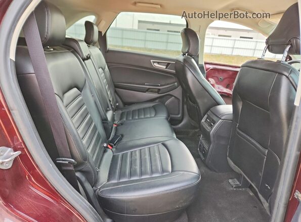 2FMPK4J98LBA69840 2020 FORD EDGE Purple Вид задньої частини салону