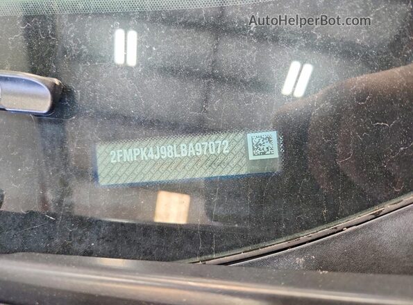 2FMPK4J98LBA97072 2020 FORD EDGE Blue Widok komory silnika