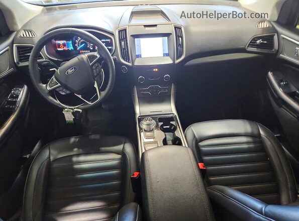 2FMPK4J98LBA97072 2020 FORD EDGE Blue Widok deski rozdzielczej