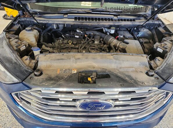 2FMPK4J98LBA97072 2020 FORD EDGE Blue Widok wnętrza z tyłu