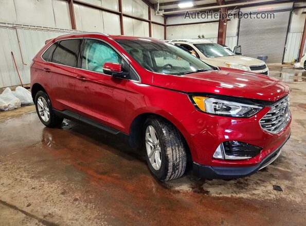 2FMPK4J98LBB09883 2020 FORD EDGE Burgundy Przód prawy