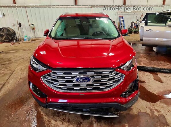 2FMPK4J98LBB09883 2020 FORD EDGE Burgundy Widok z przodu