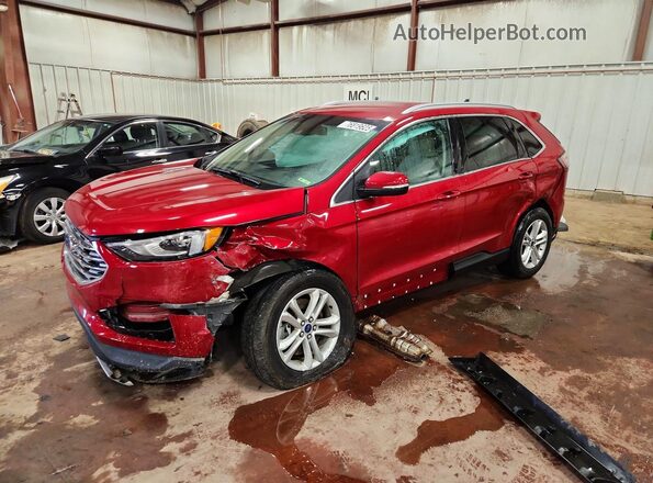 2FMPK4J98LBB09883 2020 FORD EDGE Burgundy Przód lewy