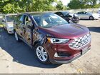 2020 Ford Edge Sel Burgundy vin: 2FMPK4J98LBB57805