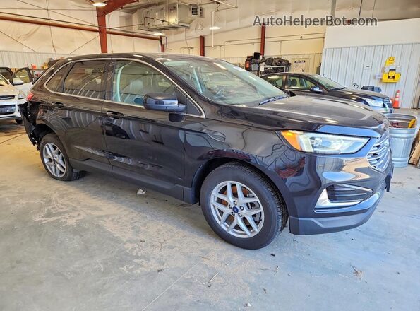 2FMPK4J98NBA13688 2022 FORD EDGE Черный Передняя правая четверть