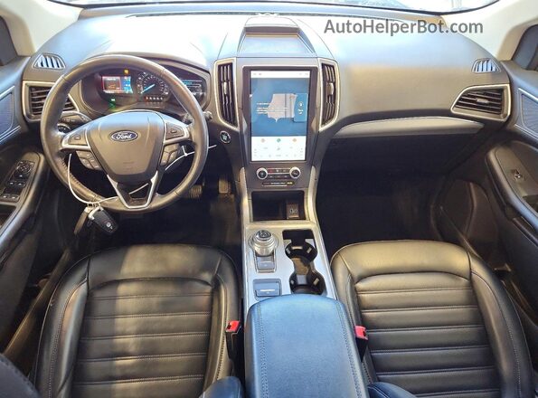 2FMPK4J98NBA13688 2022 FORD EDGE Черный Вид панели приборов