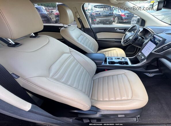 2FMPK4J98NBA52488 2022 FORD EDGE Black Widok wnętrza z przodu