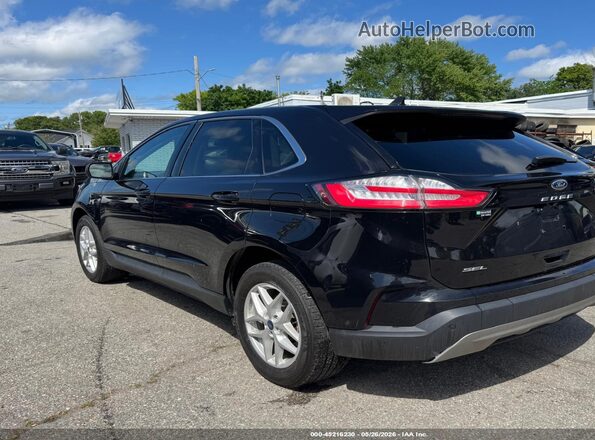 2FMPK4J98NBA52488 2022 FORD EDGE Black Tył lewy