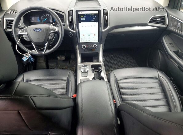 2FMPK4J98NBB13063 2022 FORD EDGE Серый Вид панели приборов