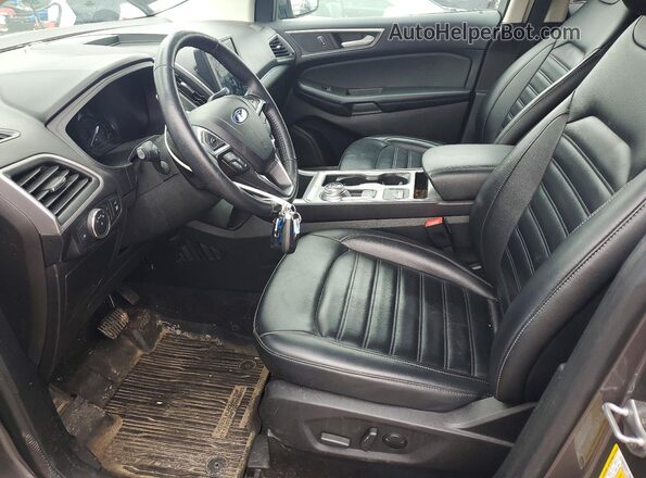 2FMPK4J98NBB13063 2022 FORD EDGE Серый Вид салона спереди