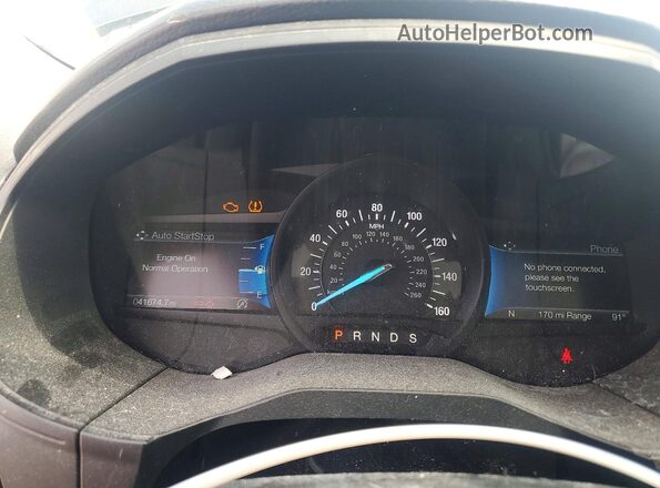 2FMPK4J98PBA12866 2023 FORD EDGE Черный Вид щитка приборов