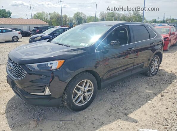 2FMPK4J98PBA12866 2023 FORD EDGE Черный Передняя левая четверть