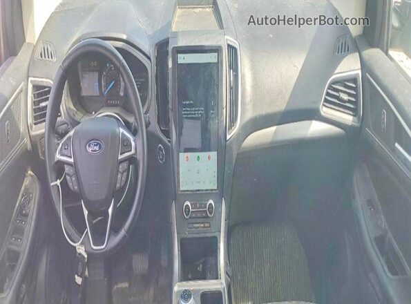 2FMPK4J98PBA12866 2023 FORD EDGE Черный Вид панели приборов