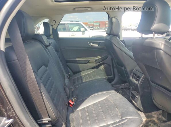 2FMPK4J98PBA12866 2023 FORD EDGE Черный Вид задней части салона