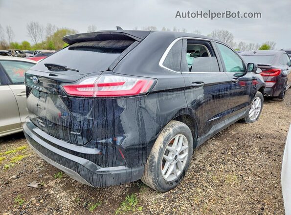 2FMPK4J98RBA71175 2024 FORD EDGE Черный Задняя правая четверть