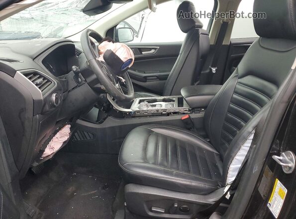 2FMPK4J98RBA71175 2024 FORD EDGE Черный Вид салона спереди