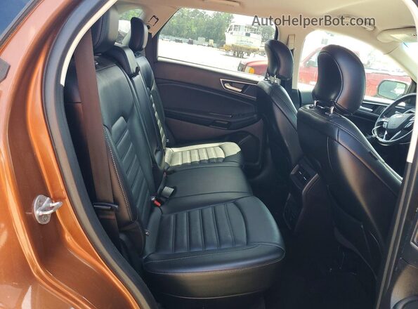 2FMPK4J99HBC59962 2017 FORD EDGE Коричневый Вид задней части салона